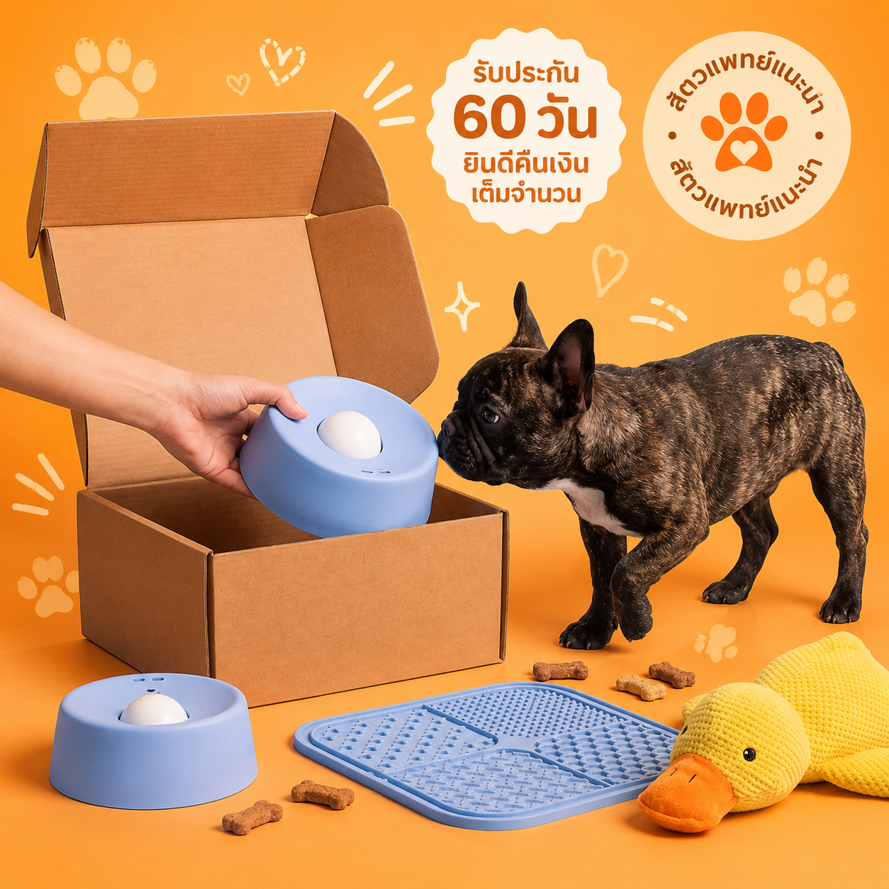 CozyCloud ชามเลียบำบัดสัตว์เลี้ยง